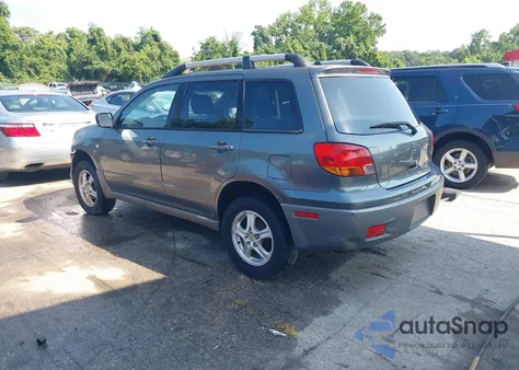 2003 Mitsubishi Outlander Ls from USA, damaged, VIN JA4LX31G93U112695